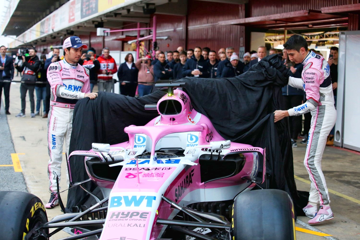 The Force India drivers have orders to move aside if Hamilton or Bottas are behind them