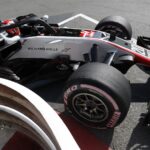 The powerful Ferrari engine is making the Haas team look good
