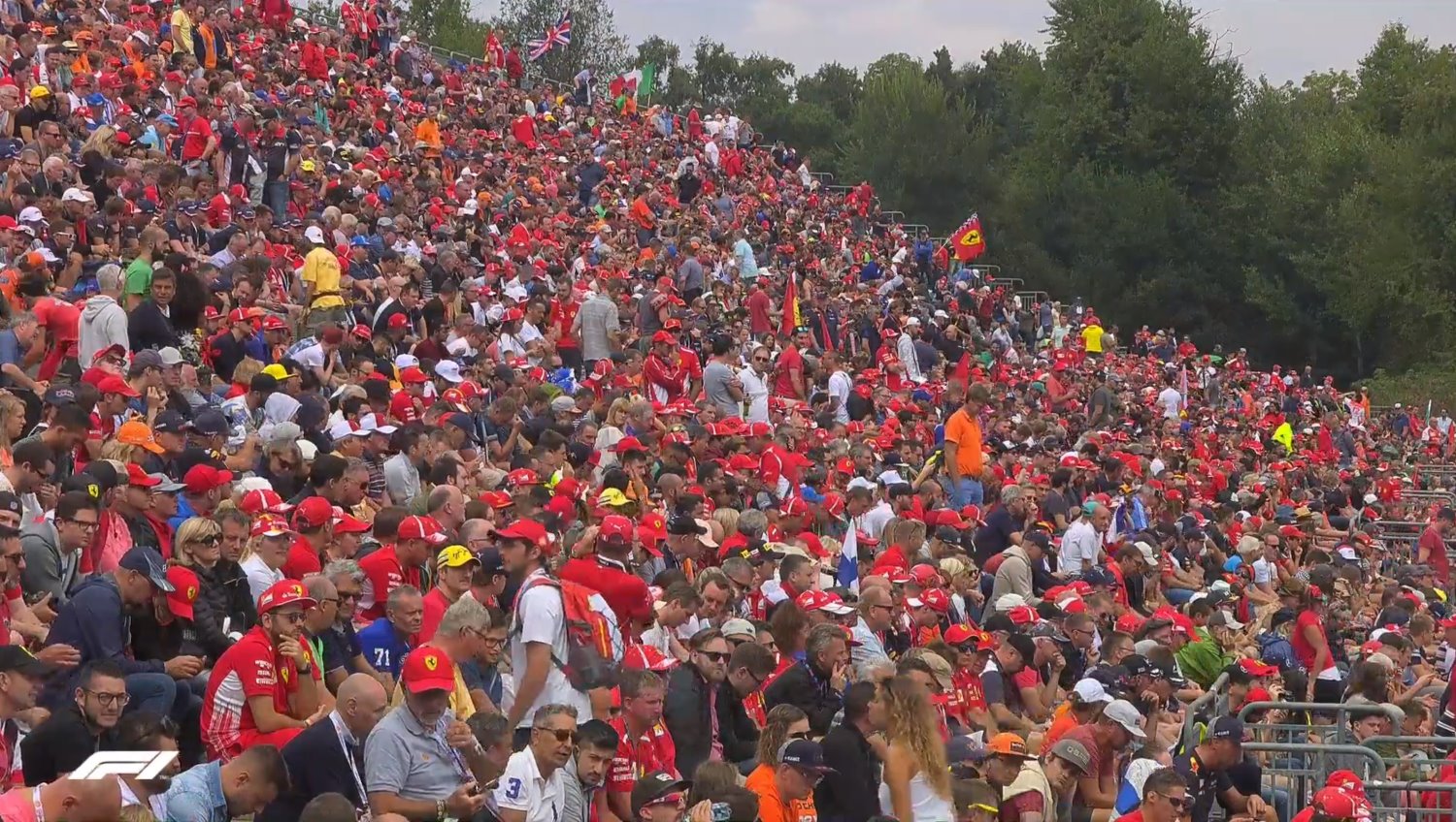 Monza crowds are huge