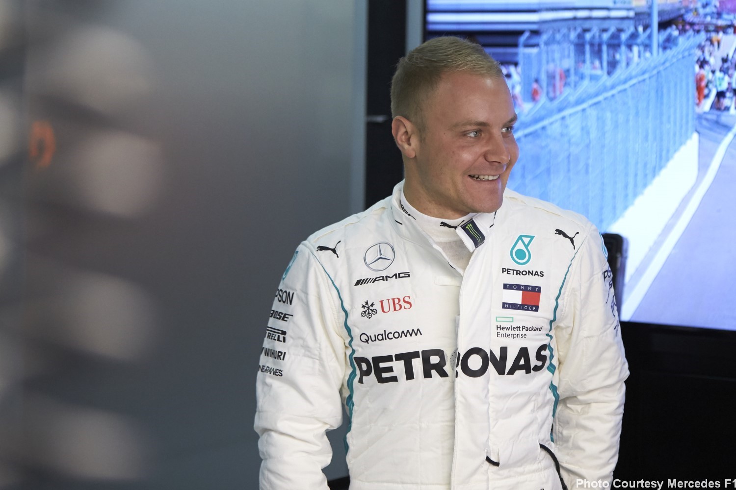 Bottas hopes for better tires. Today drivers have to drive slow so their tires do not blister