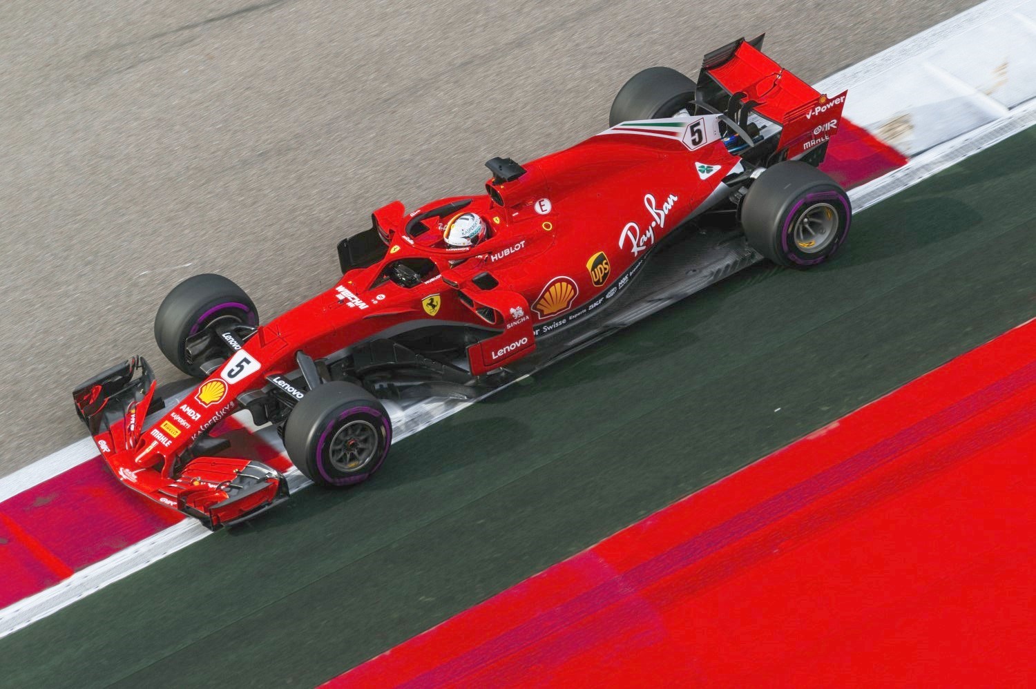 Raikkonen had a lonely run in 4th