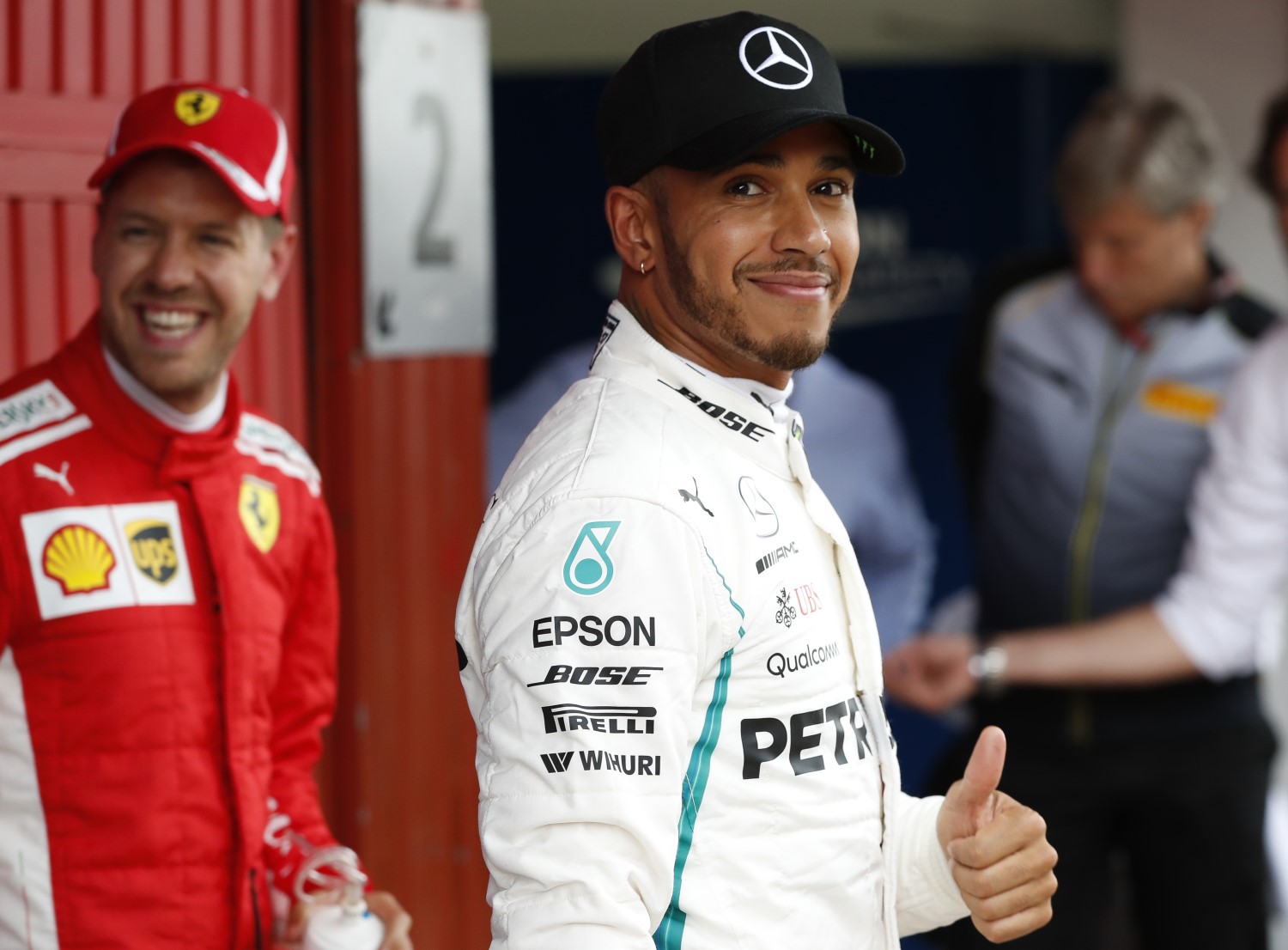 Rumor was Hamilton wasn't going to stay with Mercedes if he did not have the superior car. Aldo Costa has agin delivered that as the Mercedes cars are now superior again. Hamilton cannot lose.