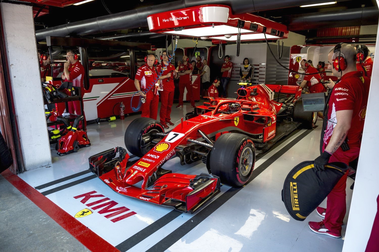 This year's Ferrari has been to Raikkonen's liking