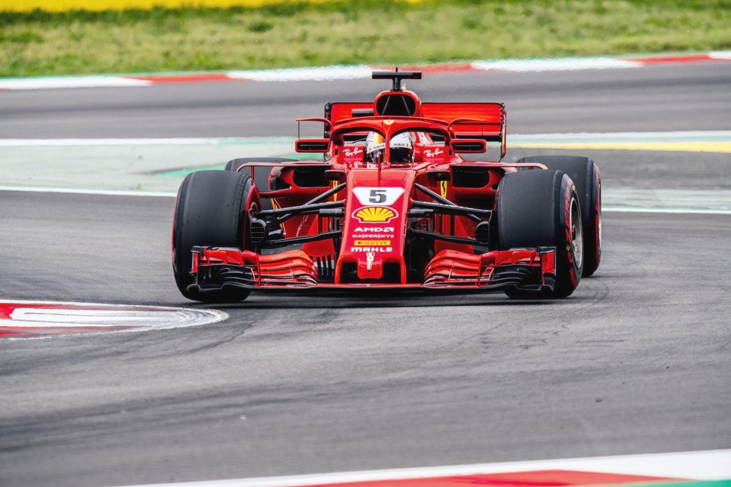 Ferrari had to run a radical setup in Spain to keep pace with Mercedes. It was still too slow and Vettel's tires wore out quickly