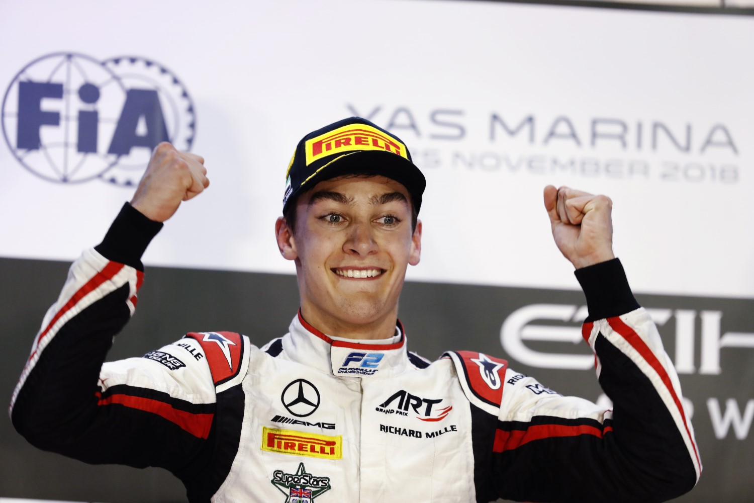 George Russell wins F2 title