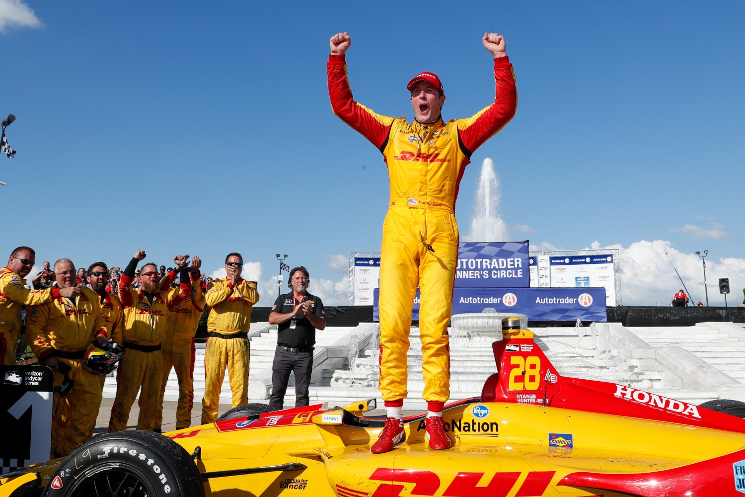 Another top American, Ryan Hunter-Reay