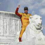 Hunter-Reay was unstoppable on Sunday and forced his teammate Rossi into an error