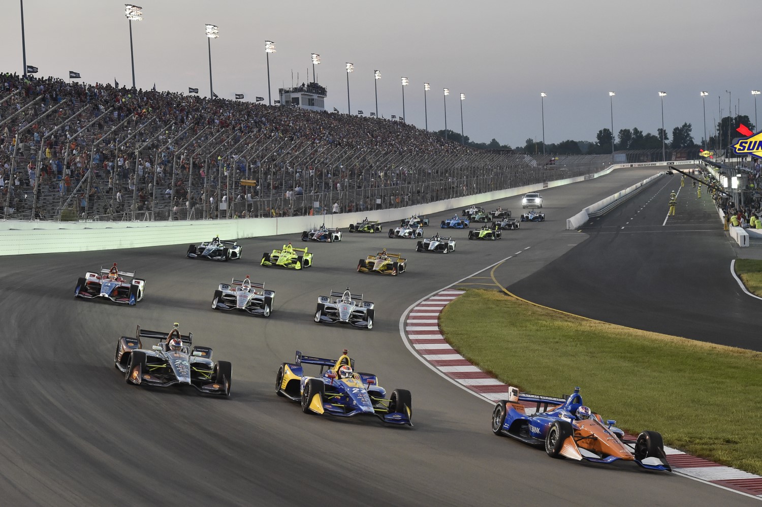 By moving to Friday night Aug 21, 2020 one can assume the truck race will be a support race to the Saturday night IndyCar race at Gateway in August, but that has not been confirmed