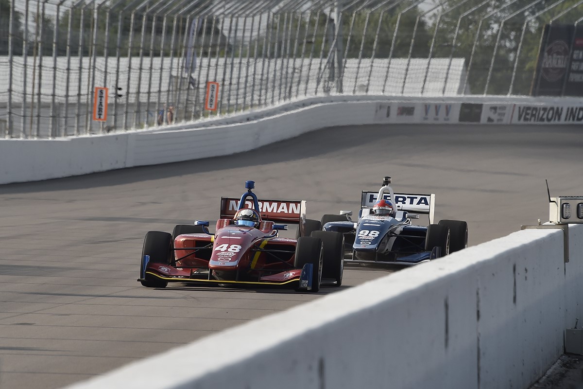 Norman holds off Herta to win