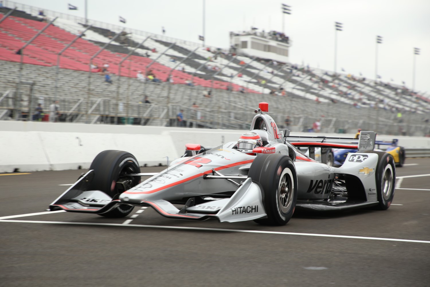 Will Power. They had all day Saturday to qualify but instead IndyCar just cancelled it. Qualifying must not be important to IndyCar. May as well start every race based on points.