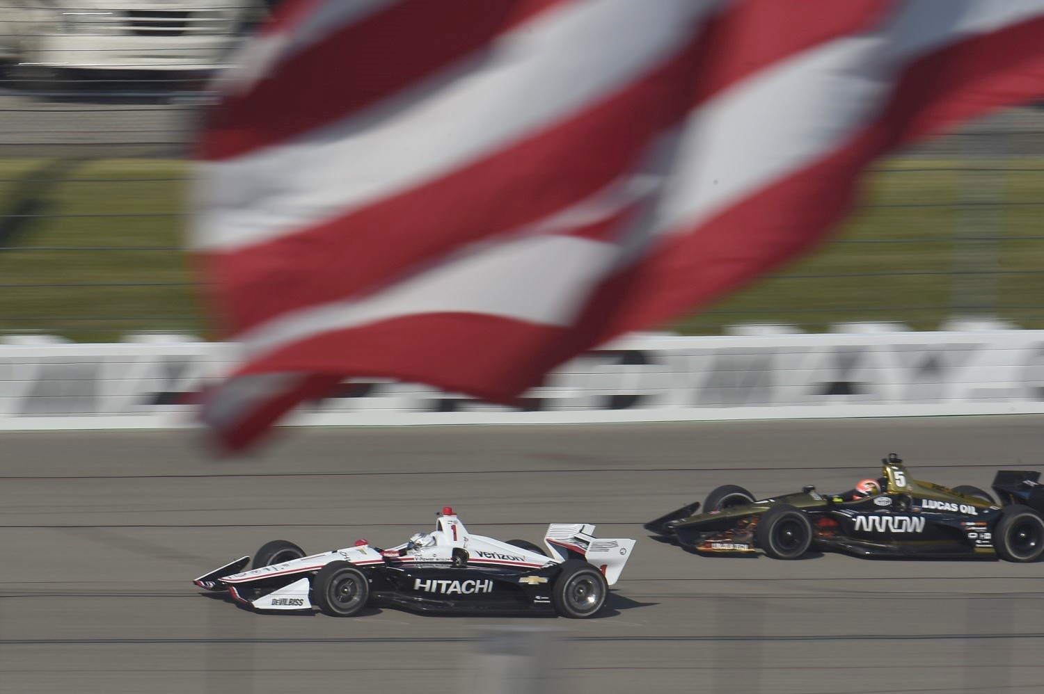 Newgarden led most laps last year