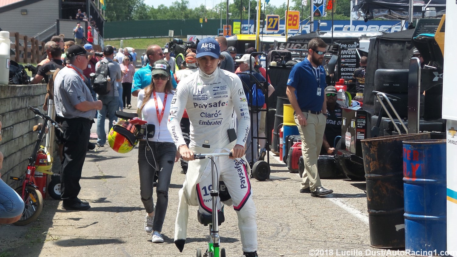 Pietro Fittipaldi knows all about breaking both legs at Spa