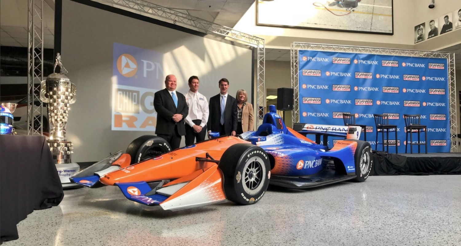 Dixon to be backed by PNC Bank, while the NTT Data sponsorship goes on the Ed Jones car