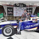 Franzoni in victory lane at Watkins Glen