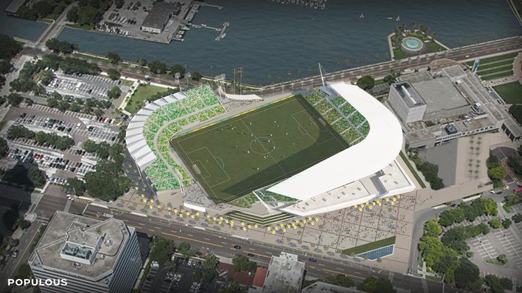 Proposed new Al Lang Stadium