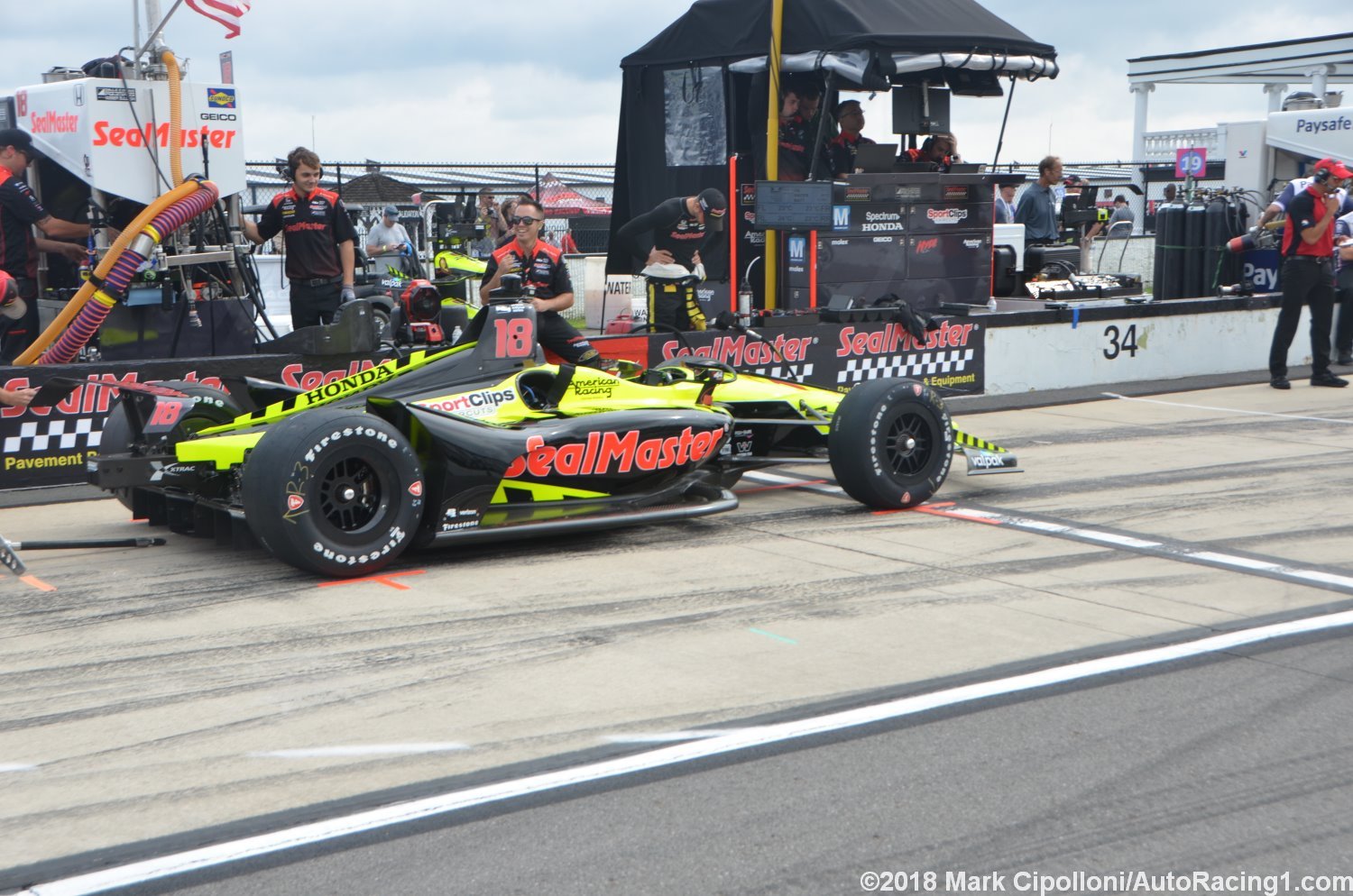 Bourdais' car