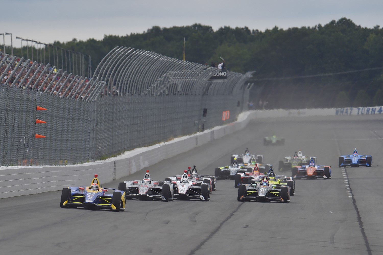 The Pocono IndyCar race. Too bad it was not a joint event given all the boring dead time there is during the IndyCar weekend.