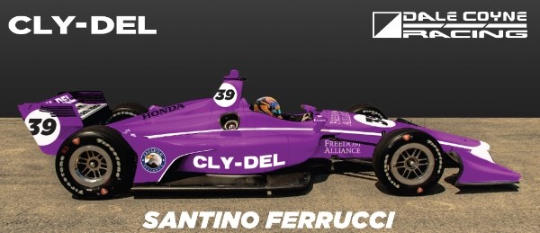 Ferrucci will be in a purple car this weekend