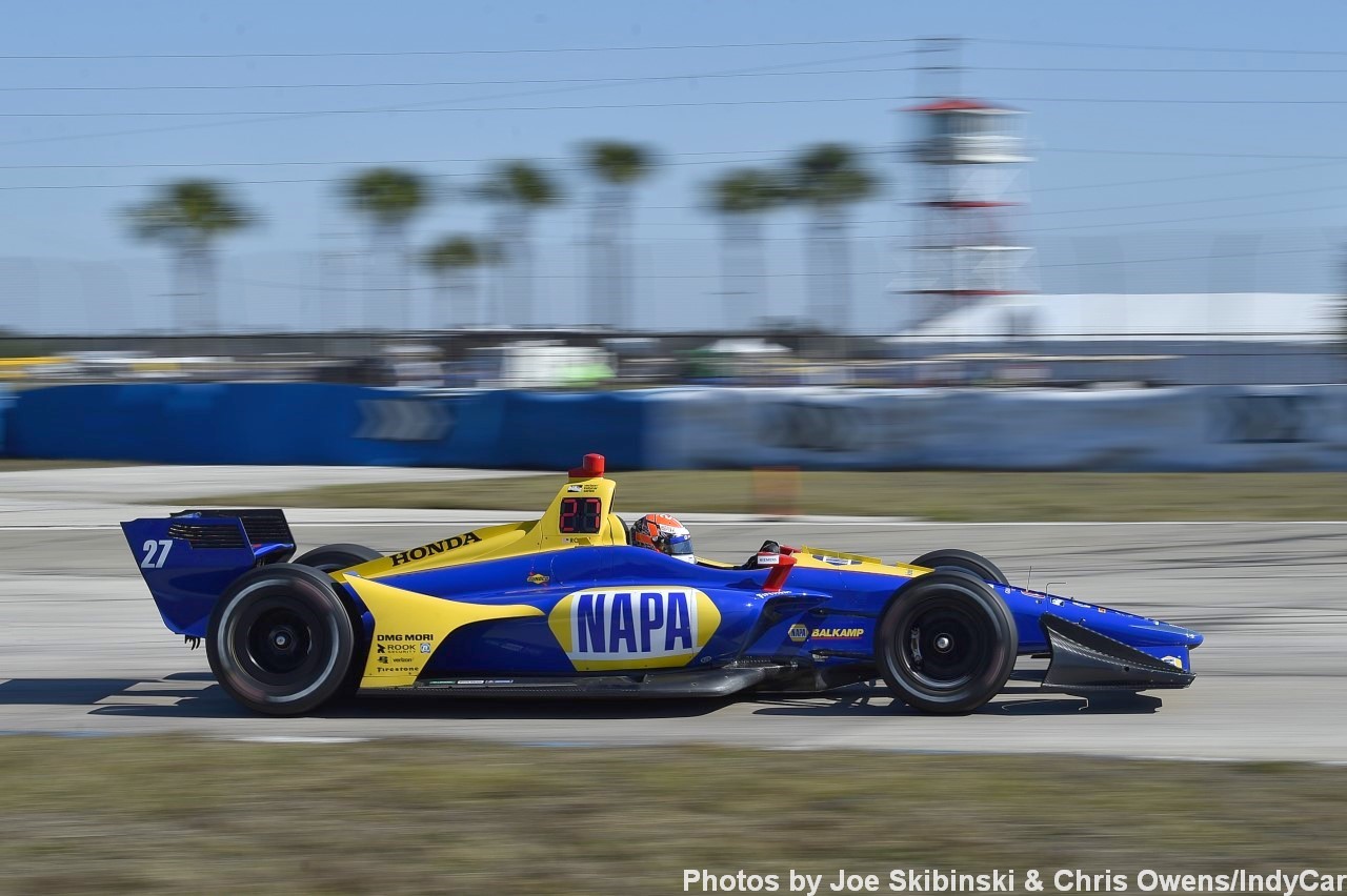 The Andretti team is playing catchup with the new aero package