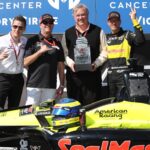 Winning team of James Sullivan, Jimmy Vasser, Dale Coyne and Sebastien Bourdais