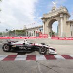 Newgarden passes the Princess Gate