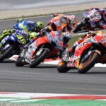 In the end the two Ducatis had too much HP for Marquez' Honda