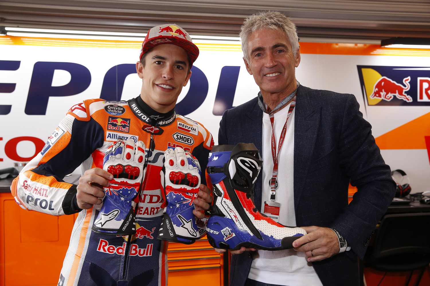 Marc Marquez and Mick Doohan