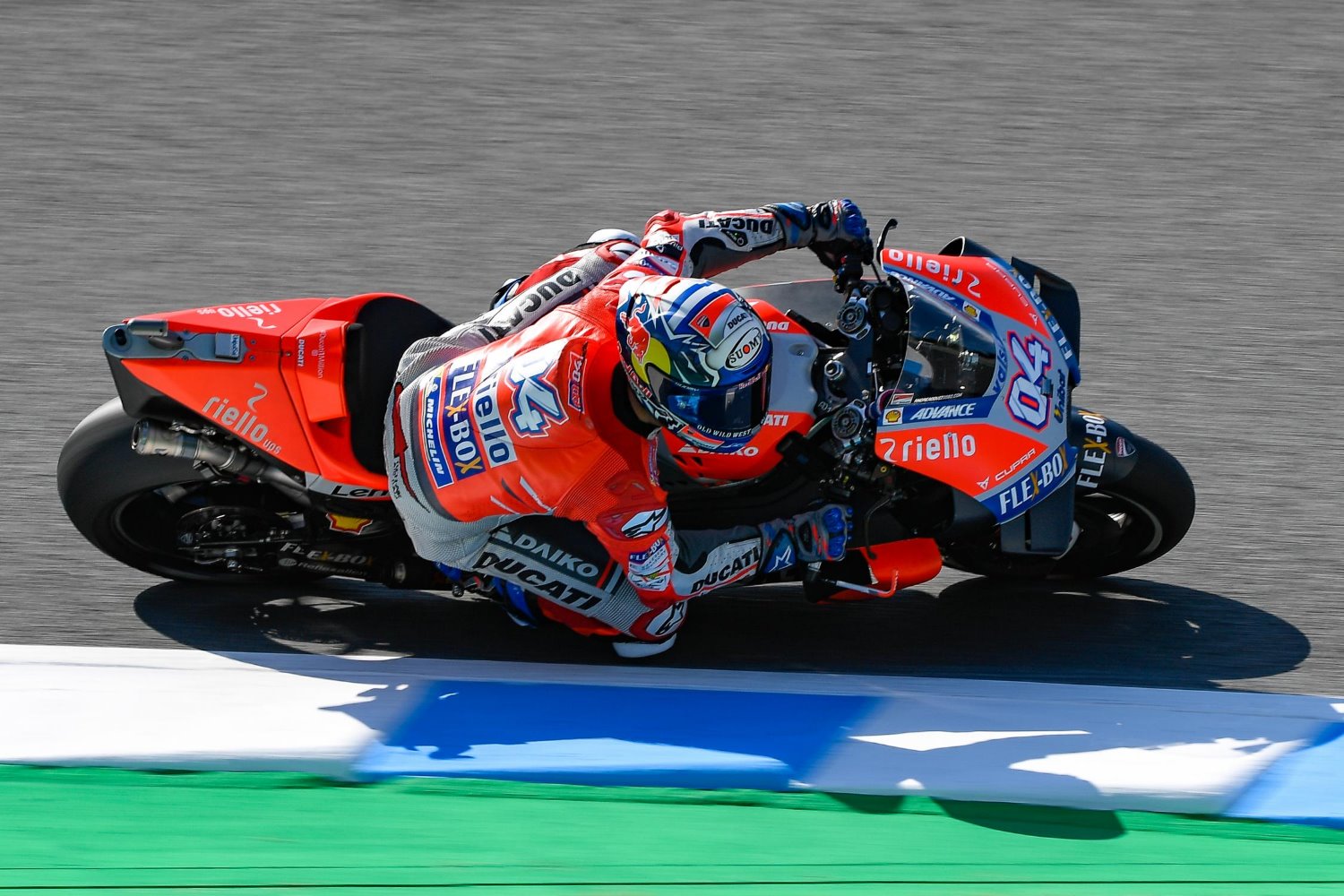 In the end Dovizioso was not match for the superior skills of Marquez