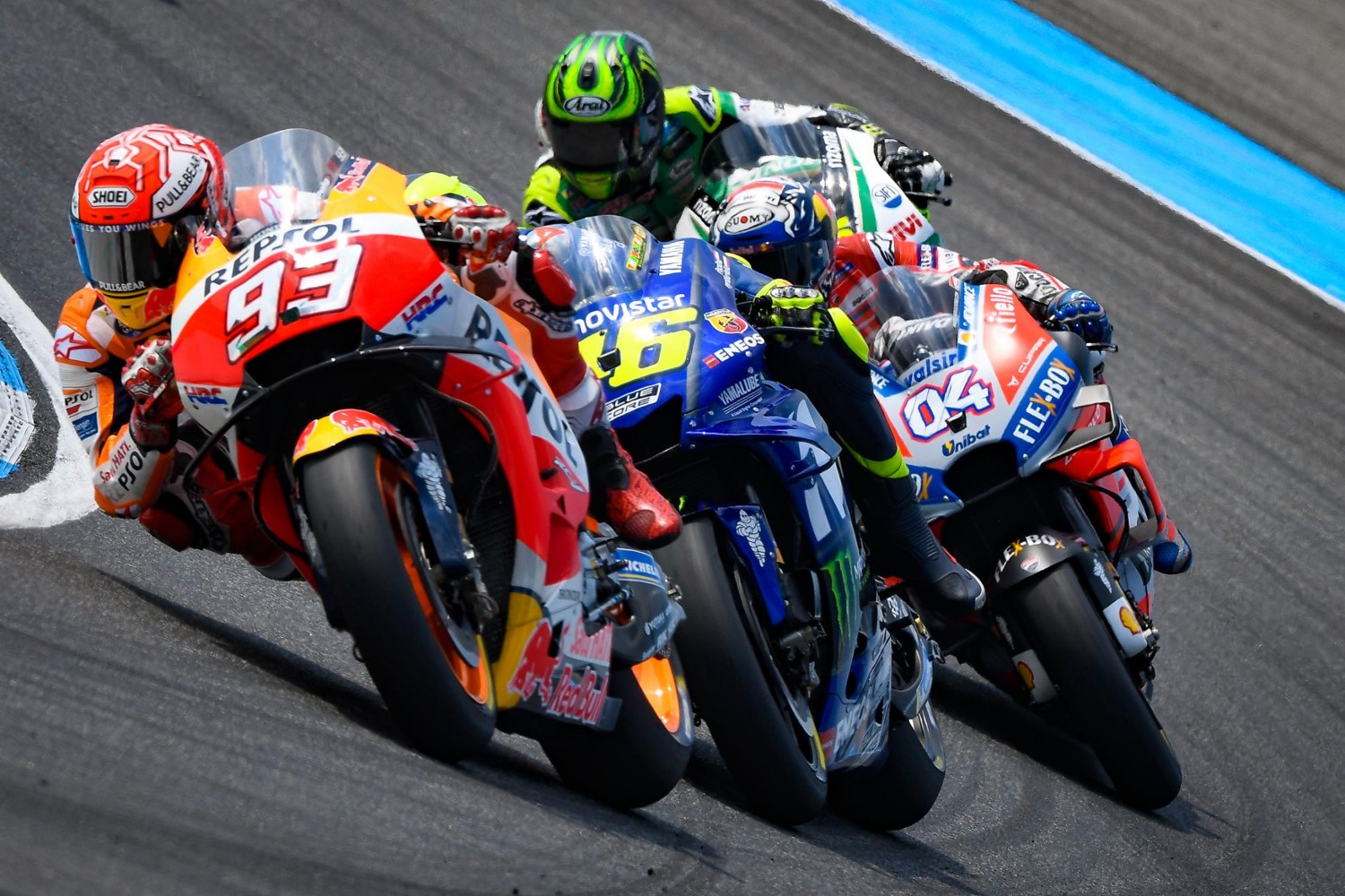 Marquez leads Vinales and Dovi