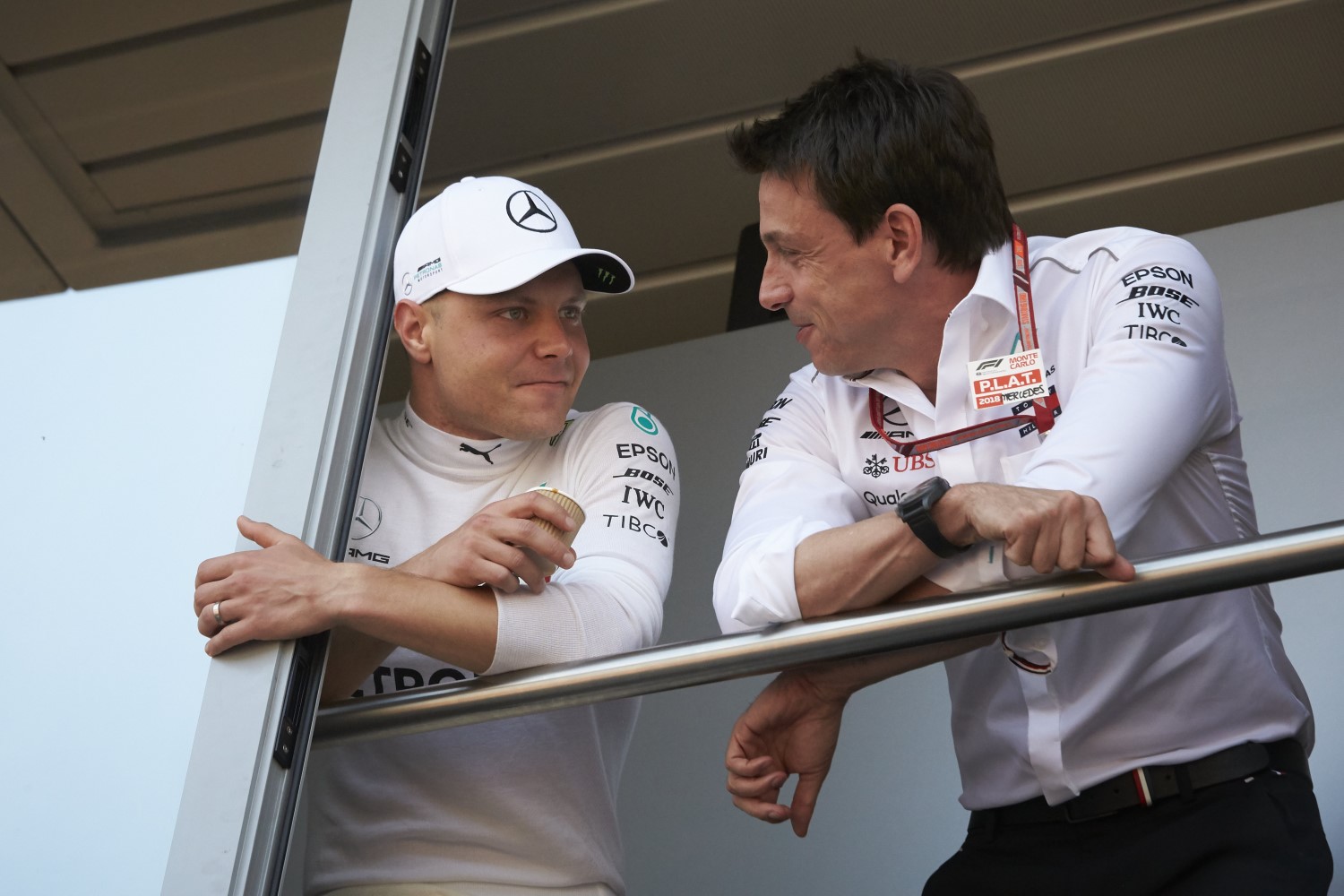 Valtteri Bottas and Toto Wolff