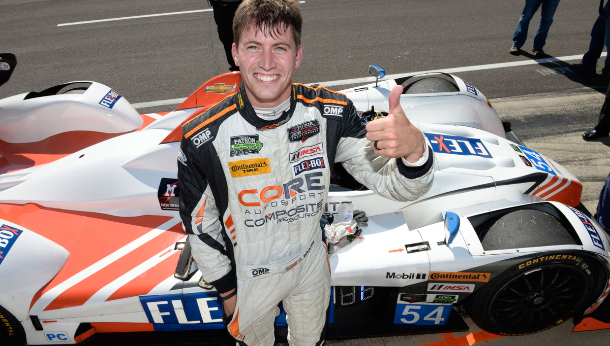 A happy Colin Braun