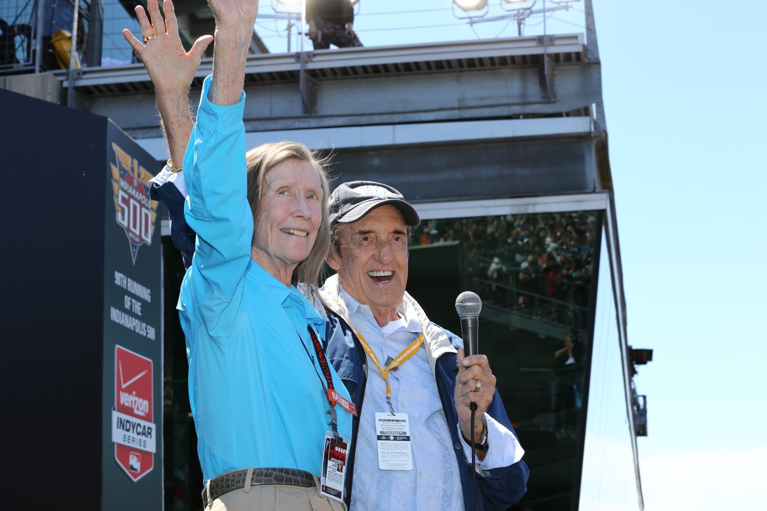 With Jim Nabors at Indy 500