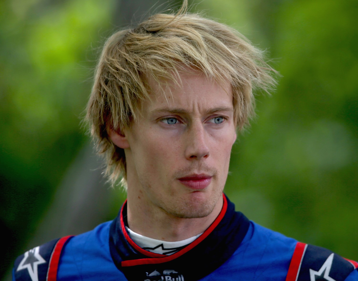 Brendon Hartley wait to hear if his check is large enough