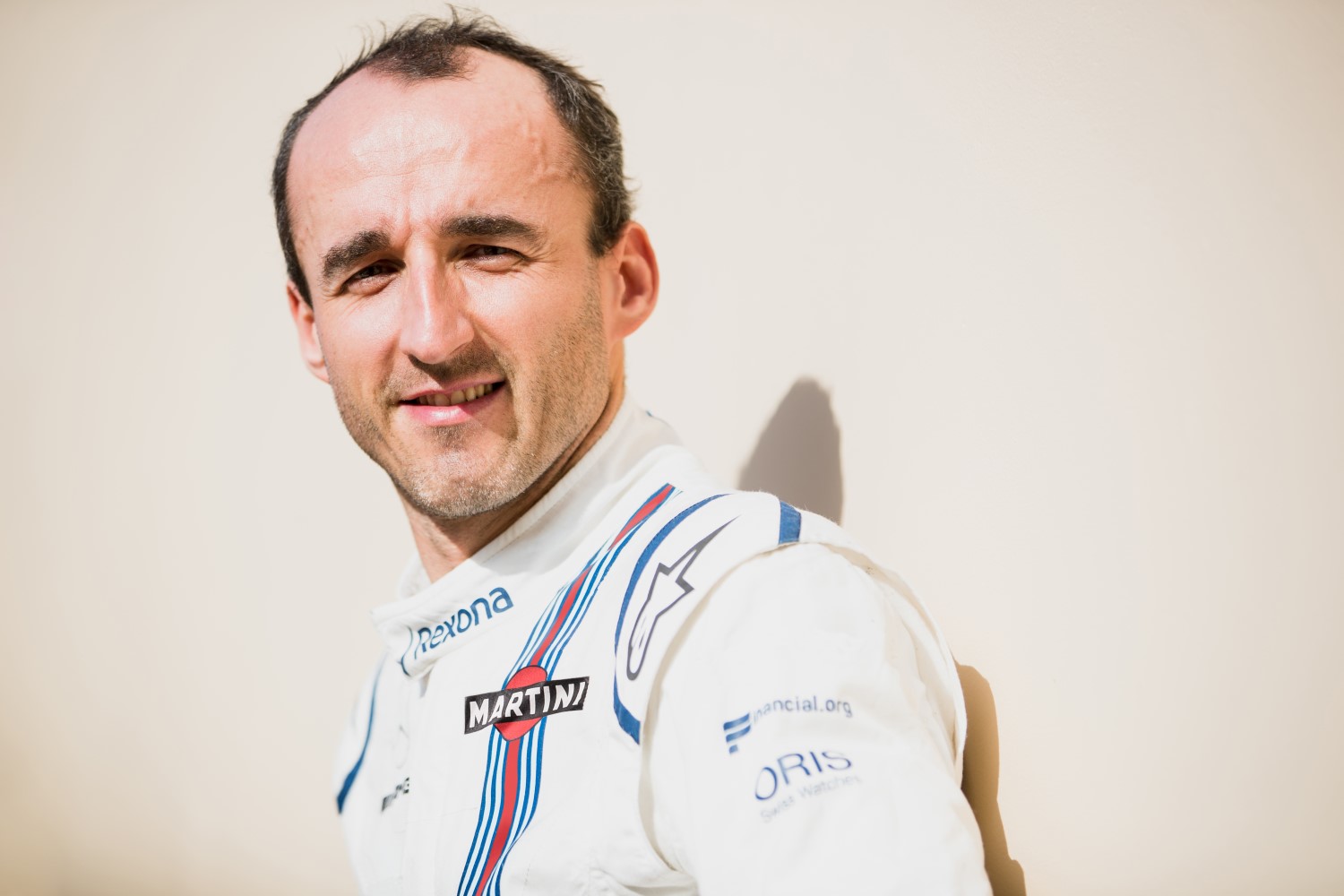 Kubica's check was big enough to clean the track a few Friday mornings