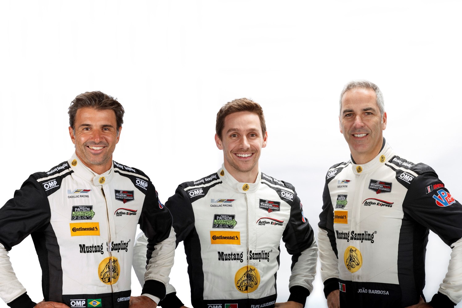 No. 5 Caddy Drivers Christian Fittipaldi, Joao Barbosa (PRT) with Filipe Albuquerque (PRT