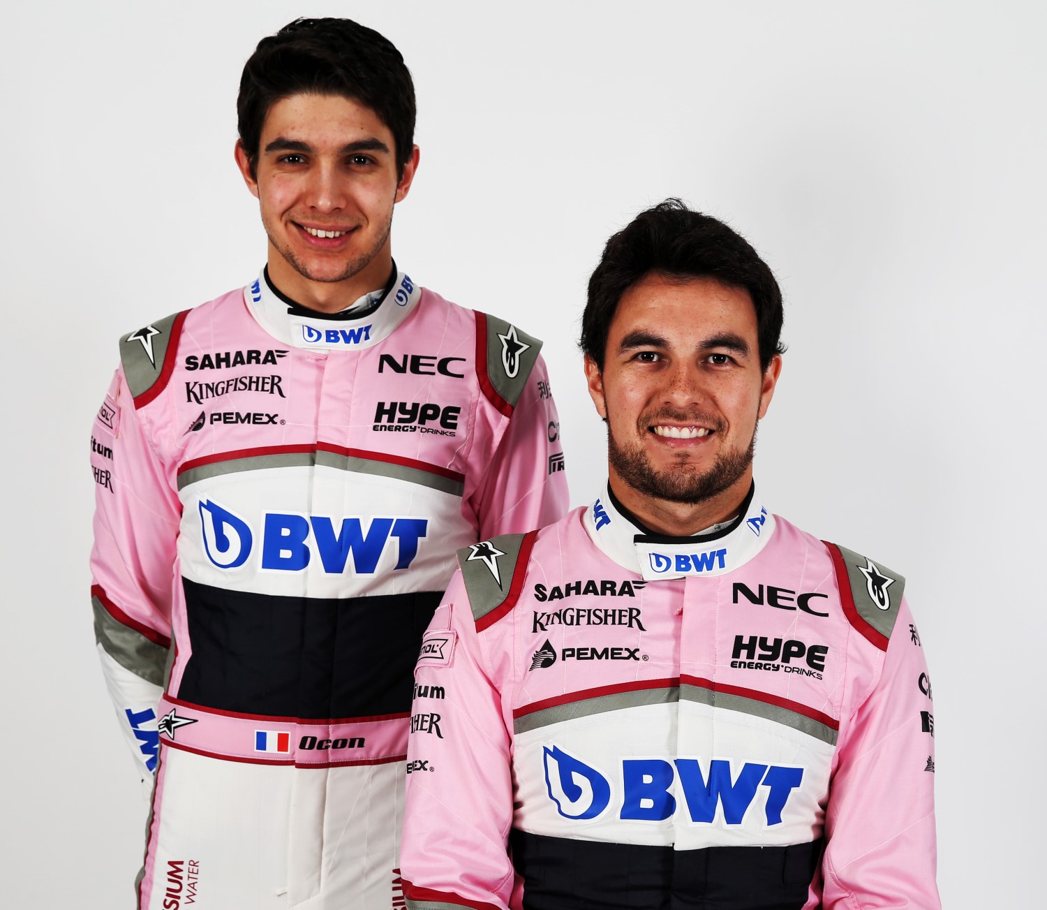There is a lot of fuss about Ocon (L) but at Force India he couldn't beat Sergio Perez (R)
