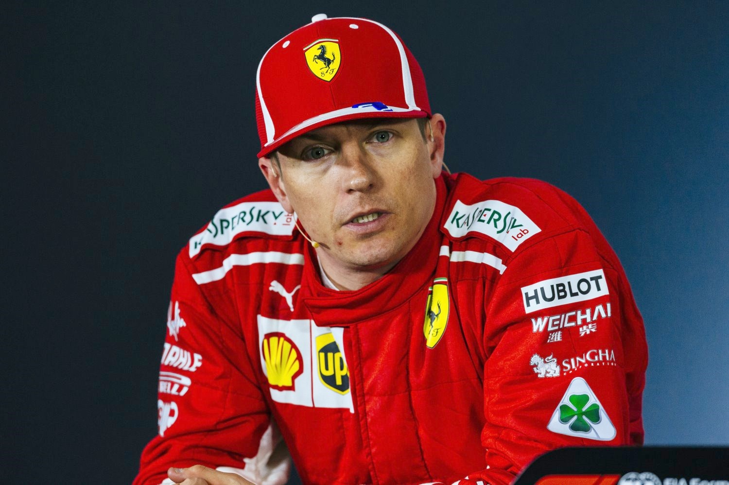 Kimi Raikkonen faced with the same 'fake news' lies the President of the USA has to deal with every day