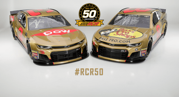 RCR 50th anniversary gold cars