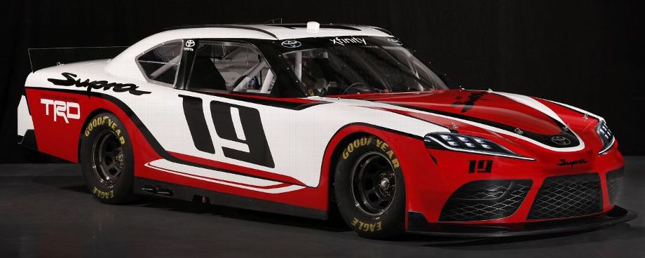 The bastardized Toyota Supra that will be used in NASCAR. That's a Supra?