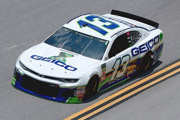 y Dillon, driver of the No. 13 GEICO Chevrolet, led the first practice for Sunday’s GEICO 500 with a fast lap of 202.959 mph at Talladega 