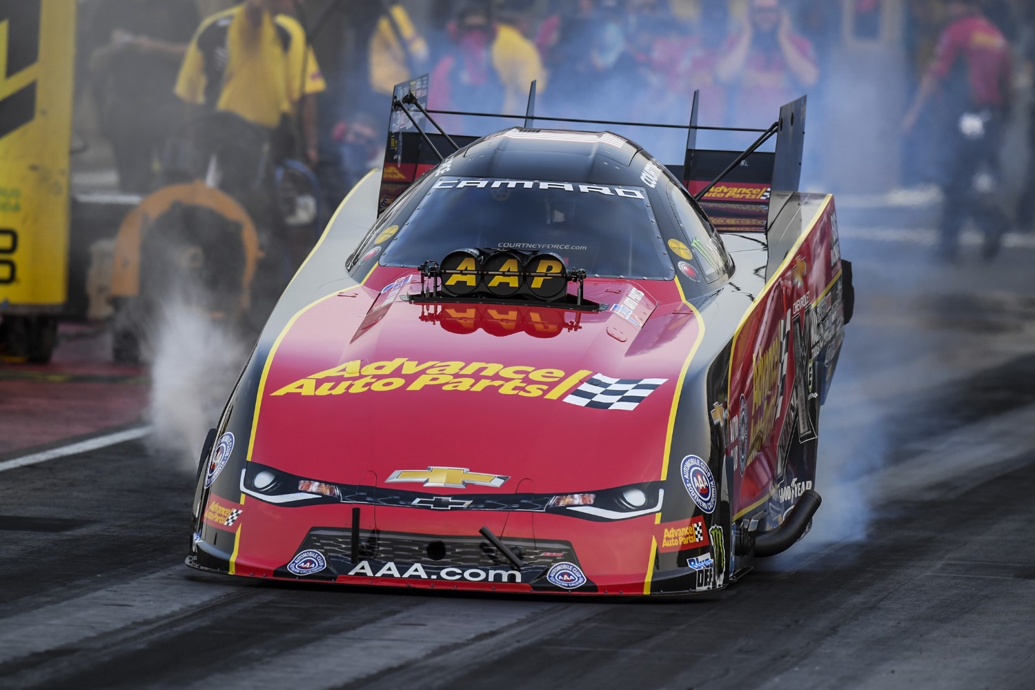 Courtney Force on pole for JFR