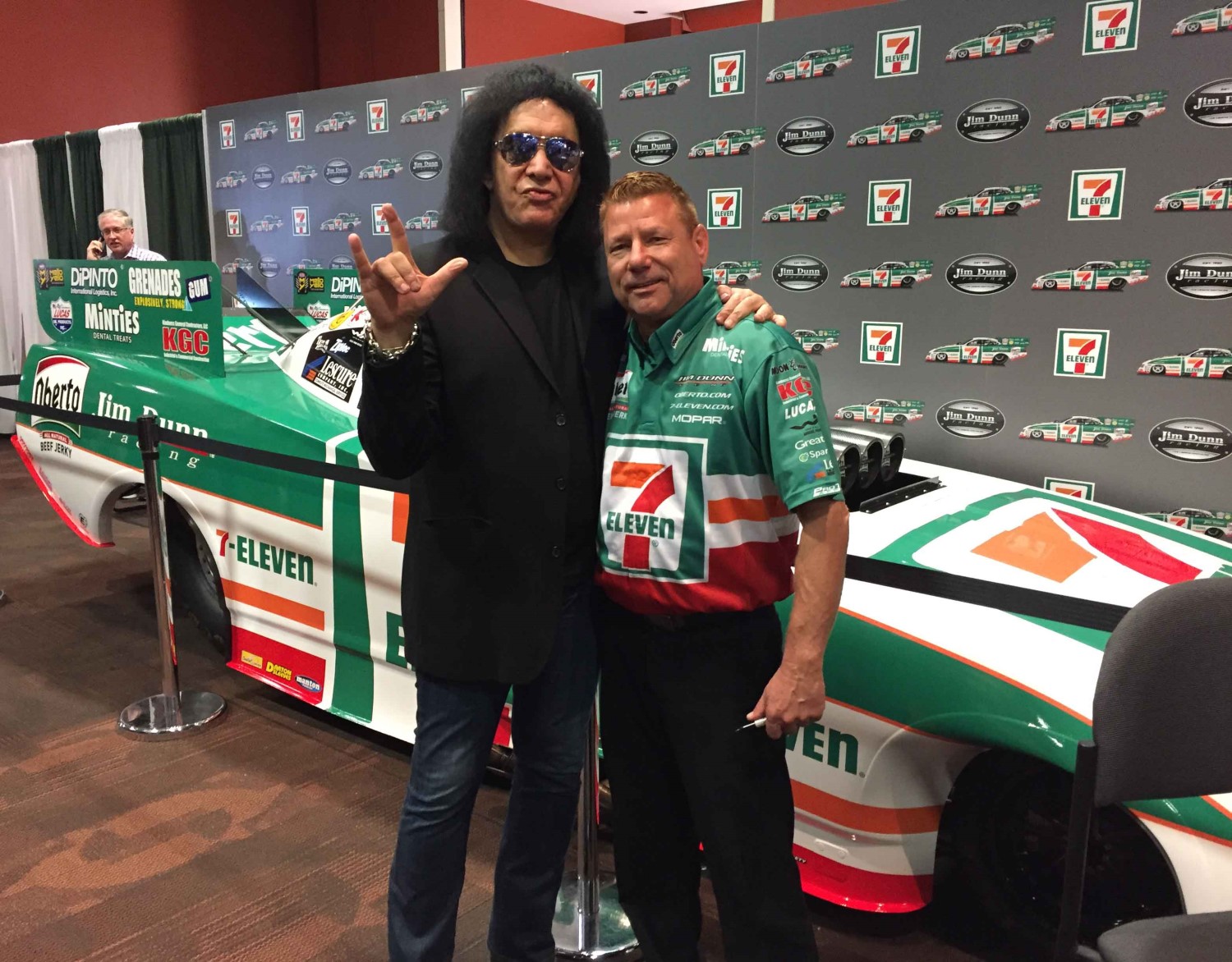 Jim Campbell with Gene Simmons