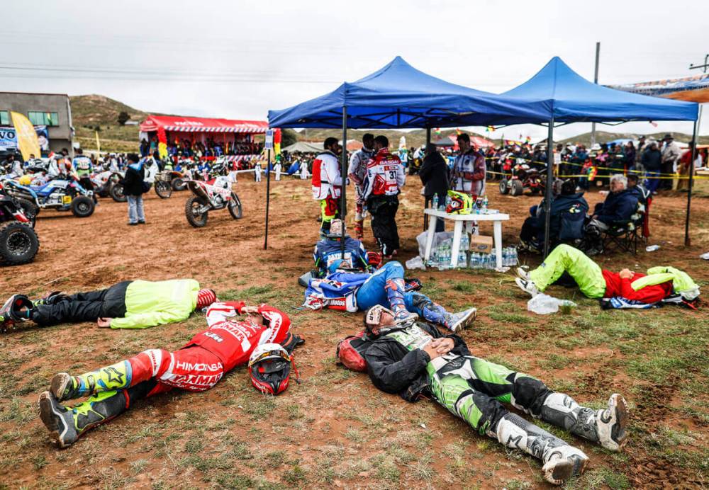 Bikers sleep in 2018