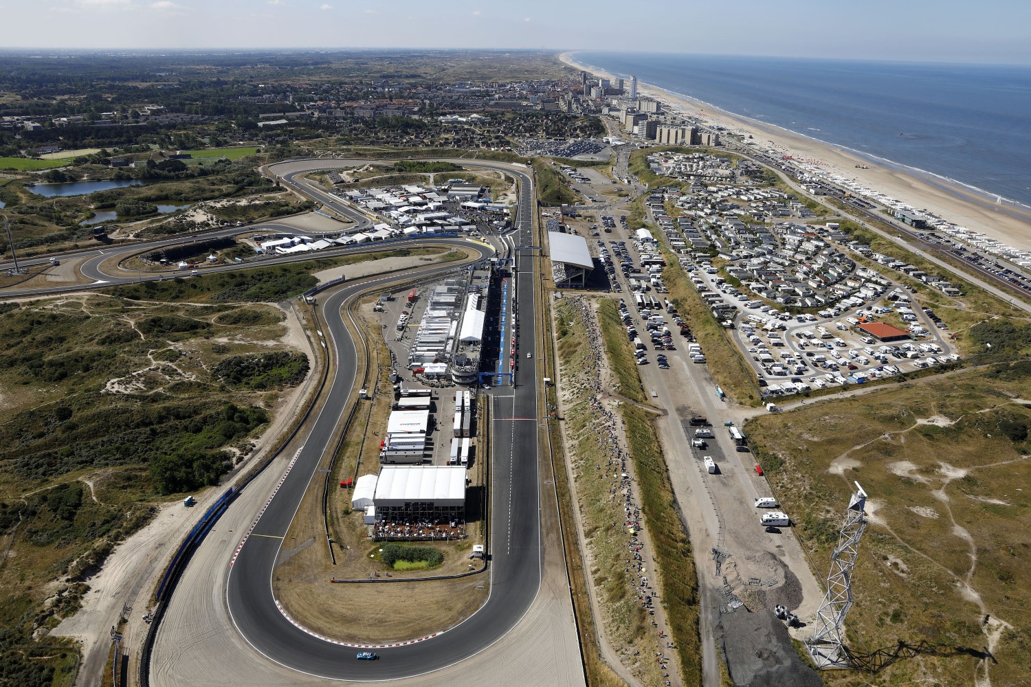 Zandvoort from the air