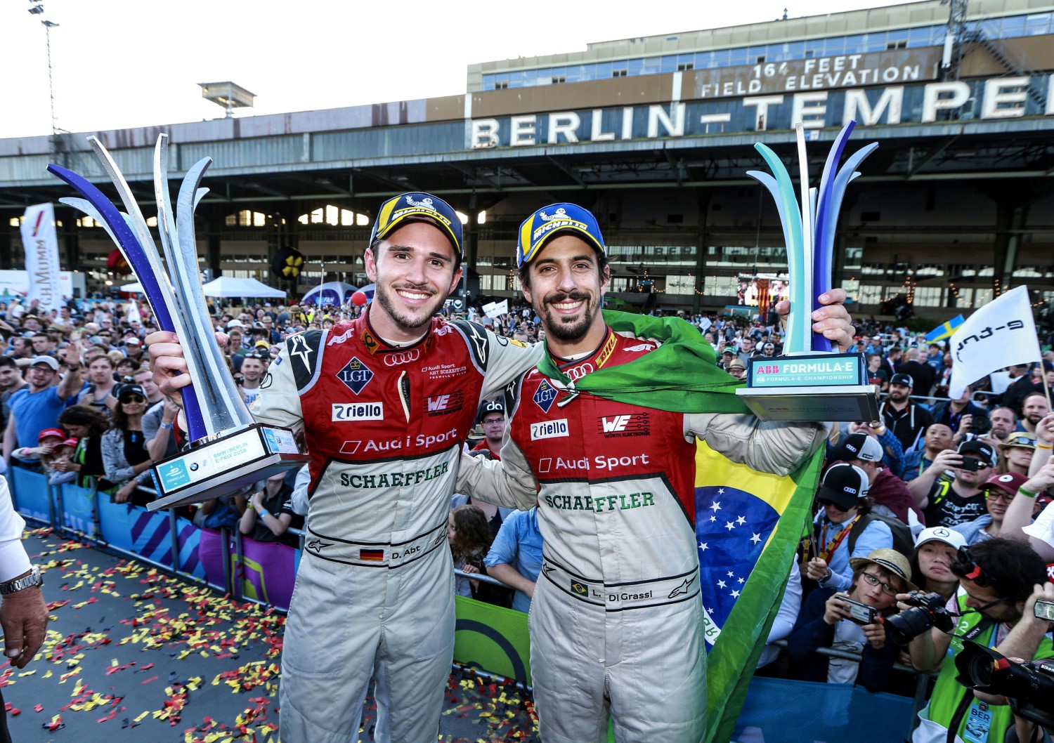 The crowd for the Berlin Formula E race this weekend was impressive. A street race might draw more fans than Hochenheim