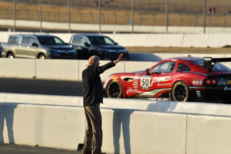 Don Panoz waves his car out in recent years