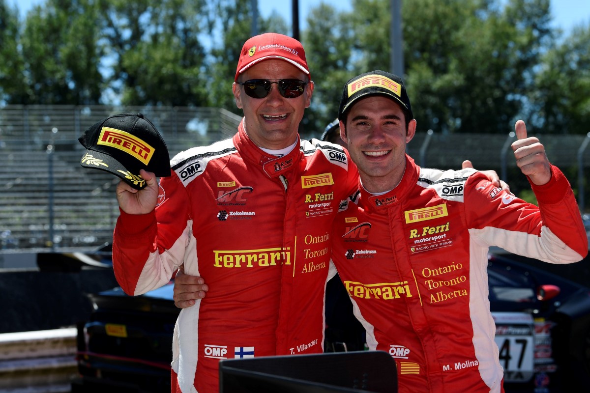 Vilander, the veteran racer from Finland, and Molina, the young, rising star from Spain