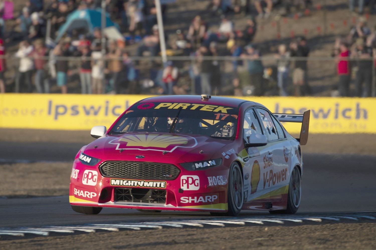 Scott McLaughlin walks away