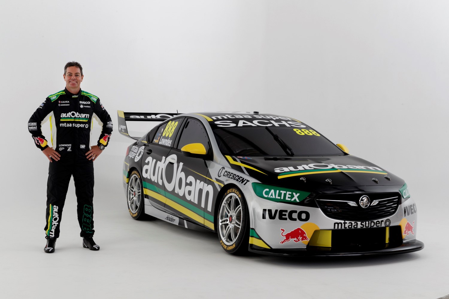 Craig Lowndes and his new Holden