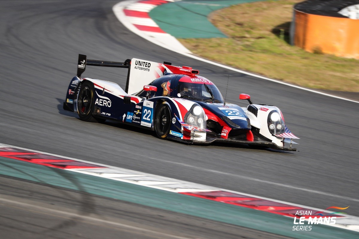 Pole winning #22 United Autosports car